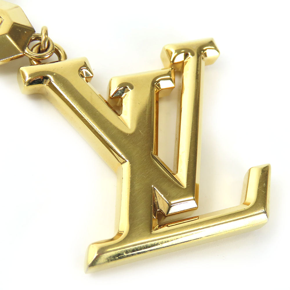 LOUIS VUITTON key ring M65216 metal gold LV Facet