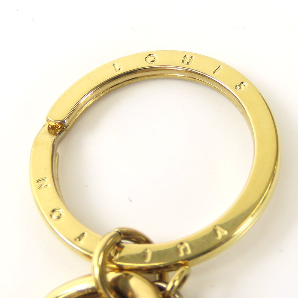 LOUIS VUITTON key ring M65216 metal gold LV Facet