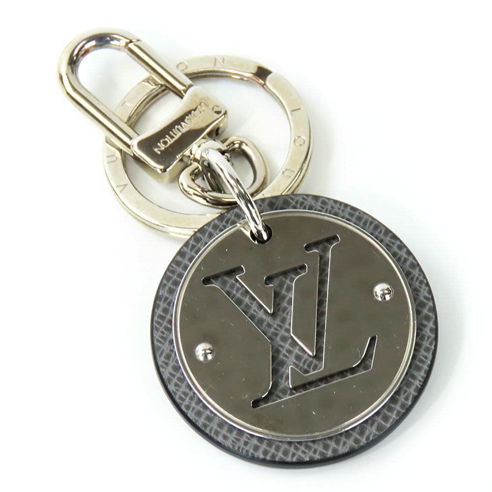 LOUIS VUITTON key ring M00477 Taiga gray Portocre LV Circle