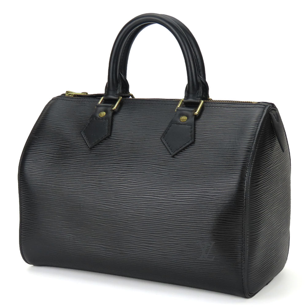 LOUIS VUITTON Handbag M43012 Epi Leather Noir Speedy 25 Women