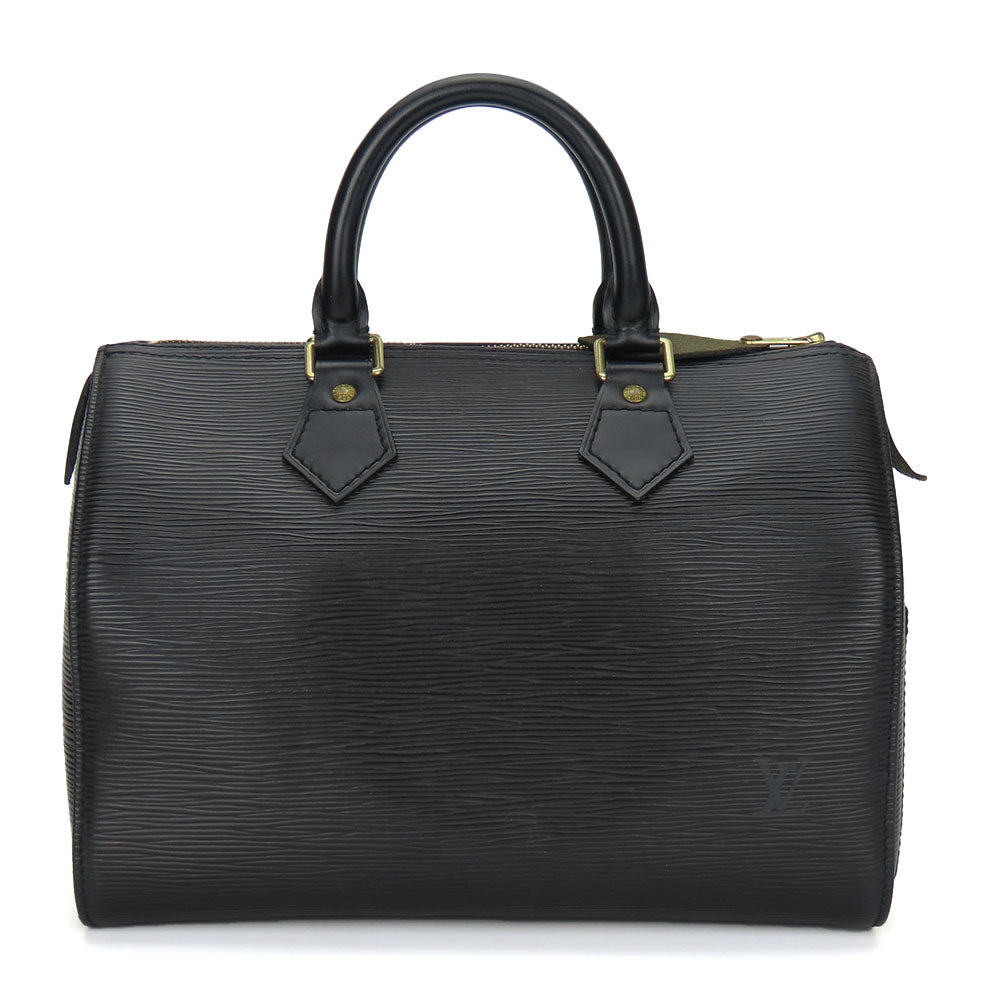 LOUIS VUITTON Handbag M43012 Epi Leather Noir Speedy 25 Women