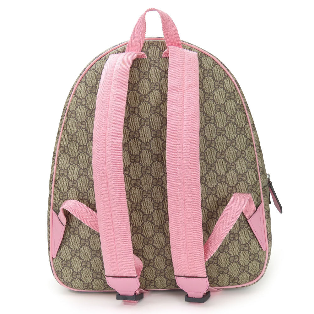 GUCCI Backpack 433578 GG Supreme Canvas beige Yuko Higuchi