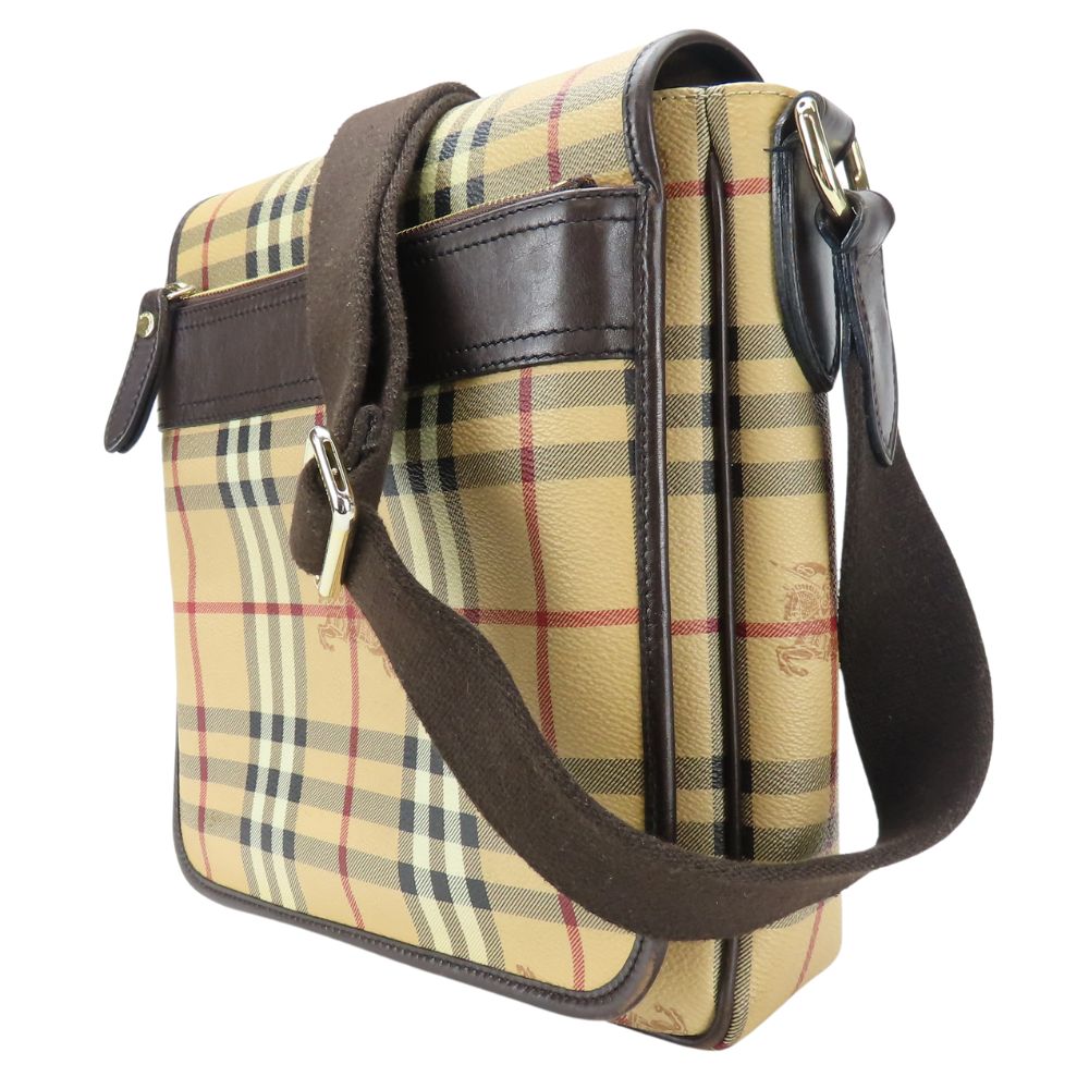 BURBERRY Shoulder Bag PVC beige