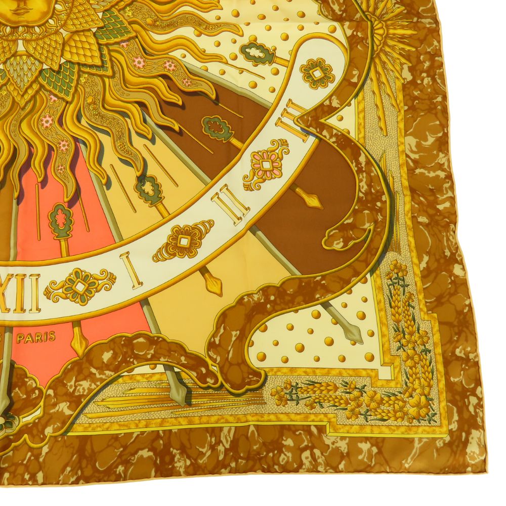 HERMES scarf silk Brown type Carre90 Women