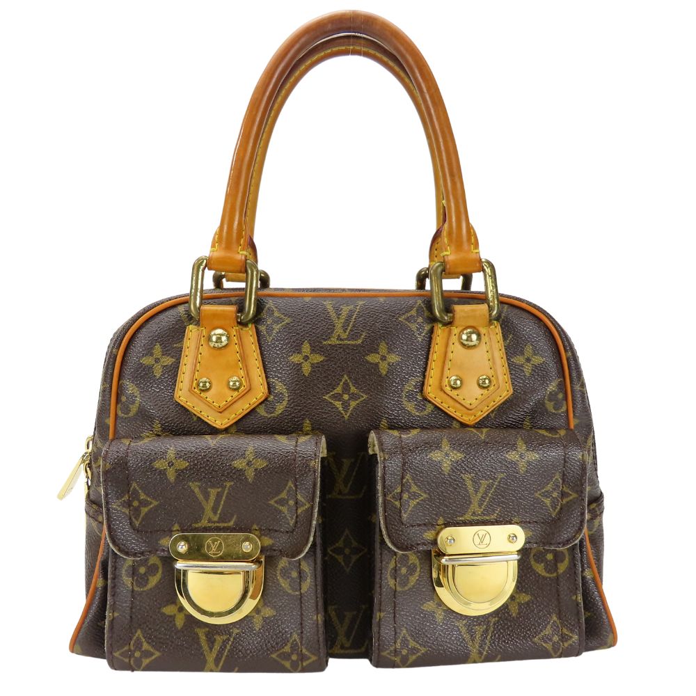 LOUIS VUITTON Handbag M40026 Monogram Brown Manhattan Women