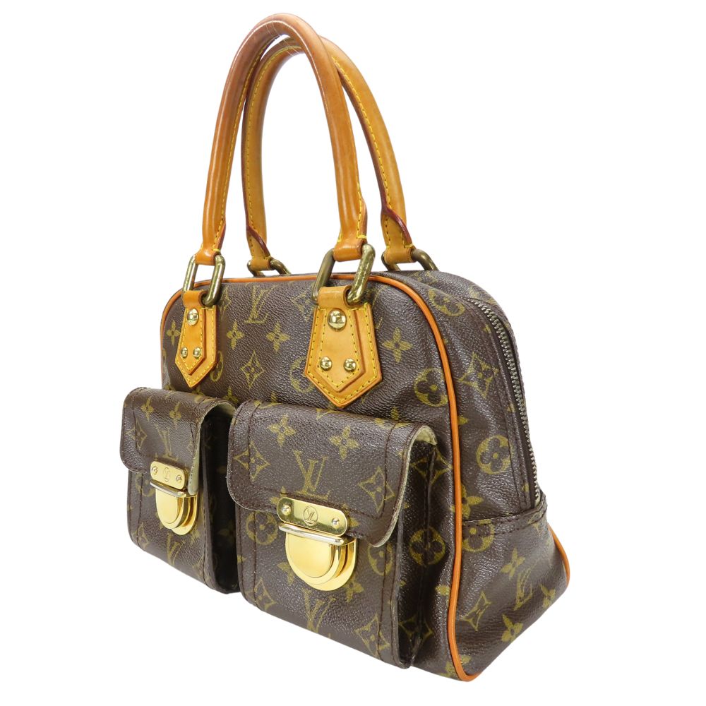 LOUIS VUITTON Handbag M40026 Monogram Brown Manhattan Women