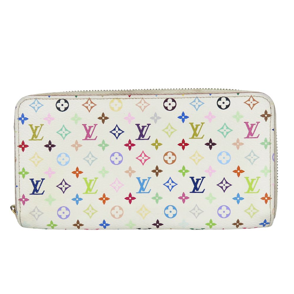 LOUIS VUITTON Long Wallet Purse M60274 Monogram multicolor Bron Zippy wallet Women