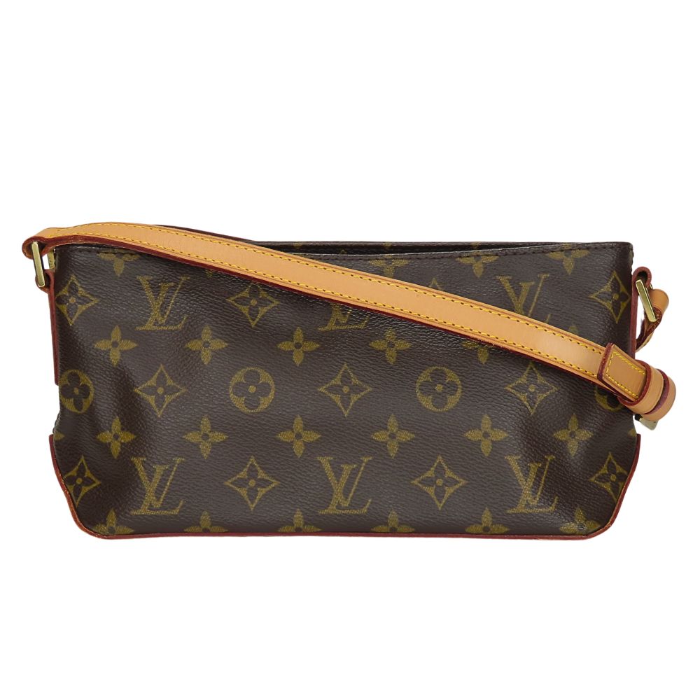 LOUIS VUITTON Shoulder Bag M51240 Monogram Brown Trotteur Women
