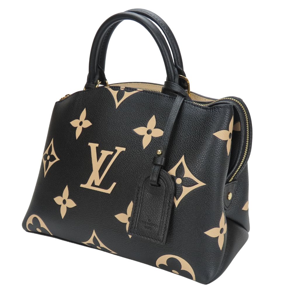LOUIS VUITTON Handbag M58913 Monogram Ann Platt Noir Petit Palais PM