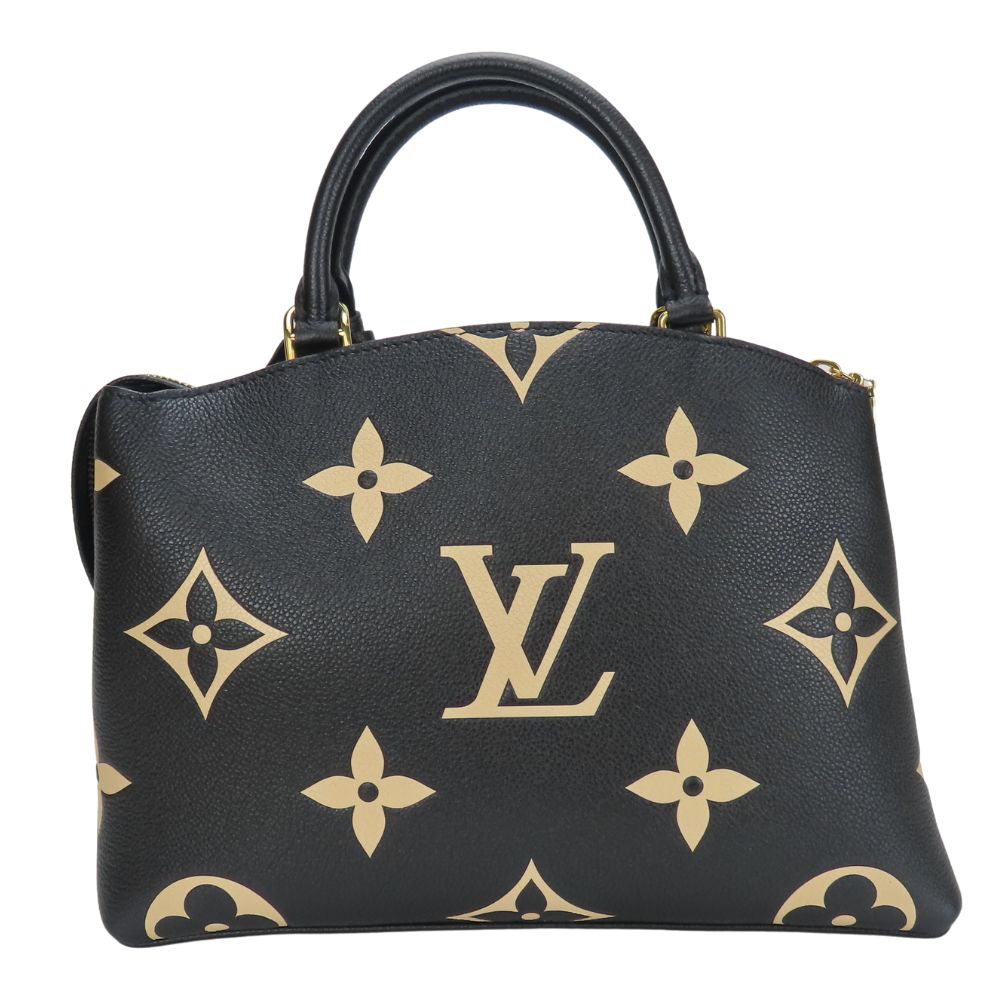 LOUIS VUITTON Handbag M58913 Monogram Ann Platt Noir Petit Palais PM