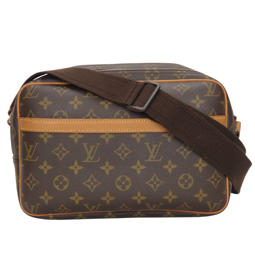 LOUIS VUITTON Shoulder Bag M45254 Monogram Brown Reporter PM