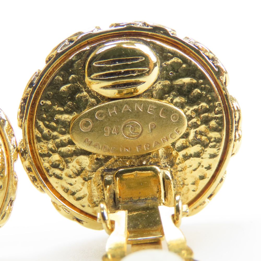 CHANEL Earring metal gold