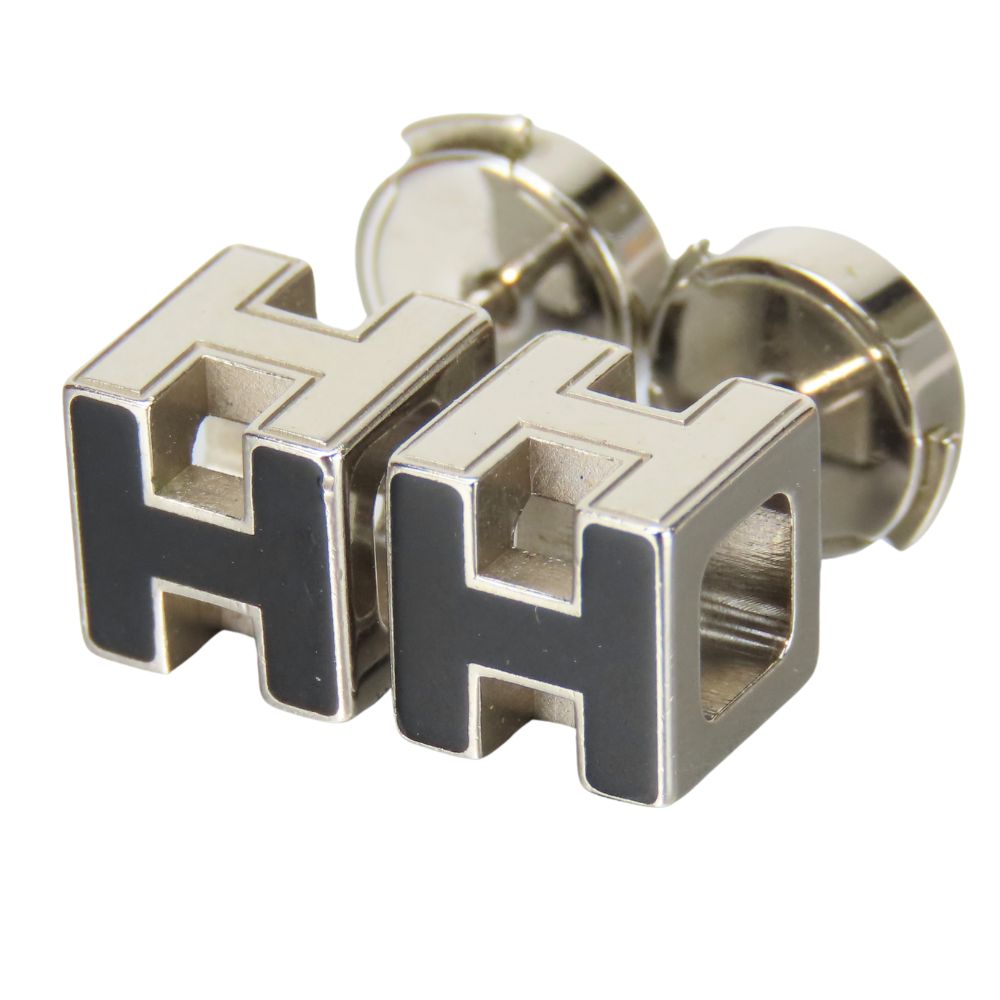 HERMES Pierce metal black H cube Cage de ash Women