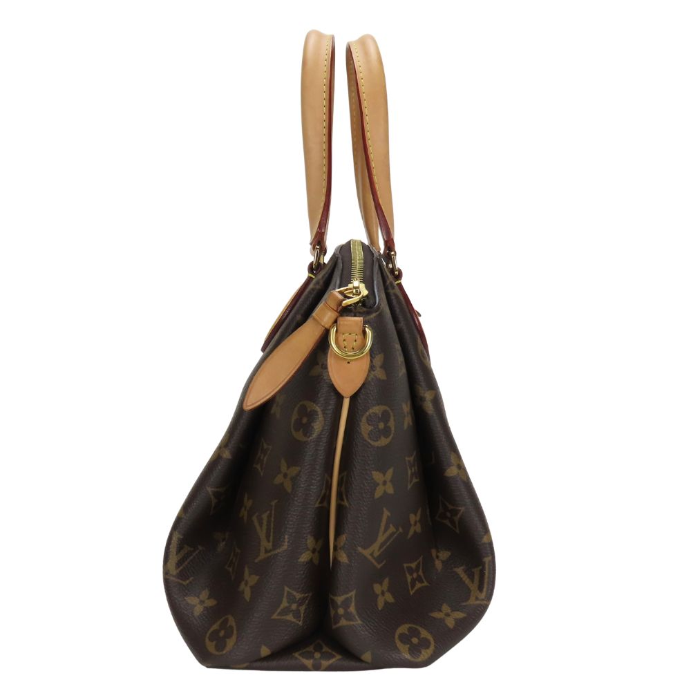 LOUIS VUITTON Handbag M44543 Monogram, Tanned Leather Brown Livory PM Women