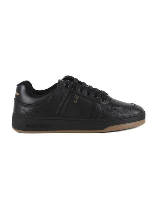 Luxury Saint Laurent Trending 2025 Leather Low Top Sneakers Black