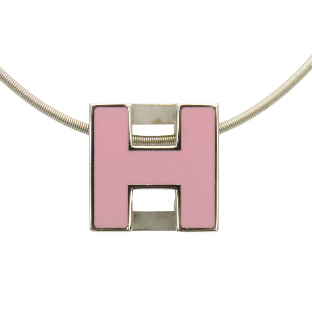 HERMES Necklace metal pink Cardue Ash Women
