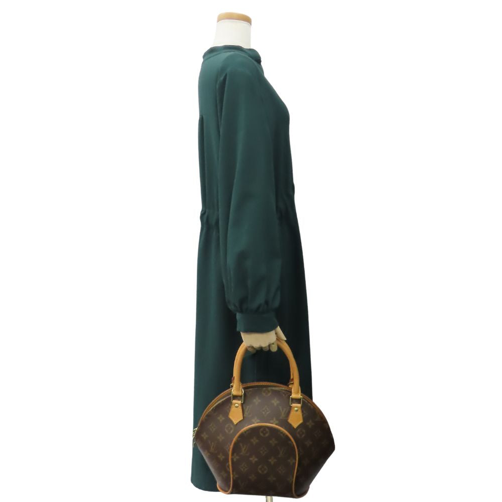 LOUIS VUITTON Handbag M51127 Monogram, Tanned Leather Brown EllipsePM Women