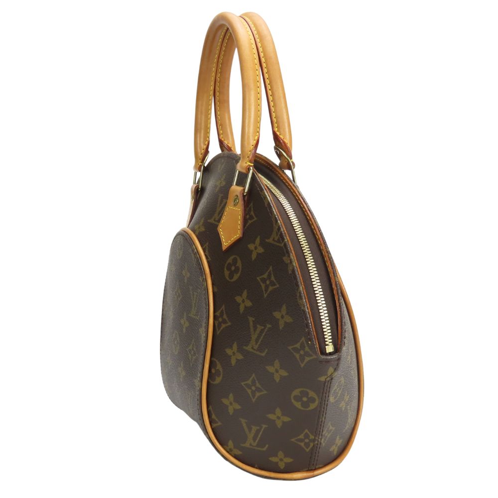 LOUIS VUITTON Handbag M51127 Monogram, Tanned Leather Brown EllipsePM Women