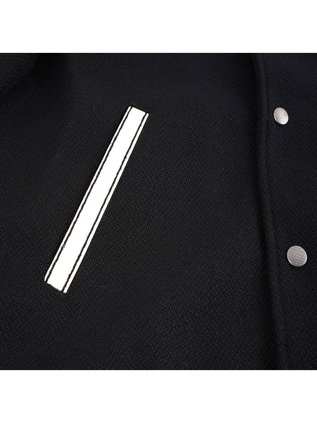 Luxury Saint Laurent Trending 2025 Teddy Wool Bomber Jacket  Black