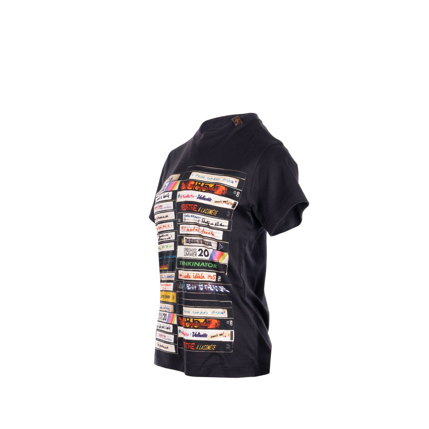 Louis Vuitton size printed T-shirt Cotton Black / Multicoloure