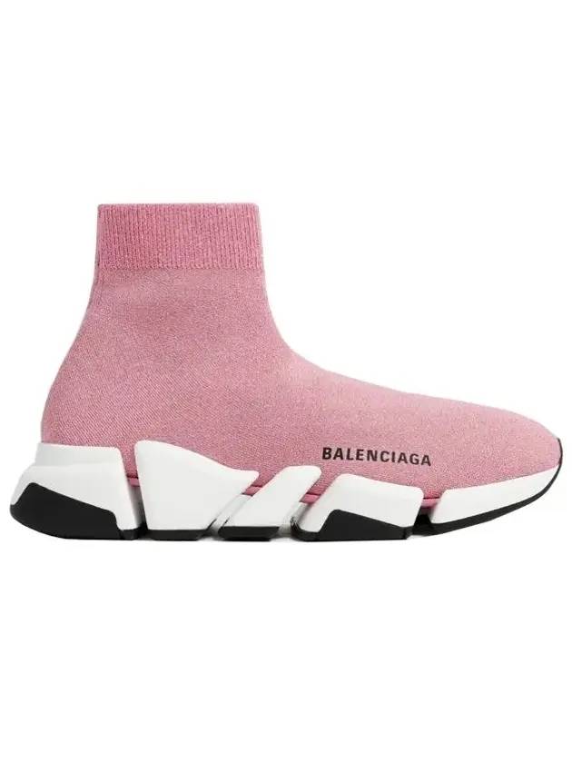 Luxury Balenciaga Trending 2025 Speed 2.0 High Top Sneakers Pink
