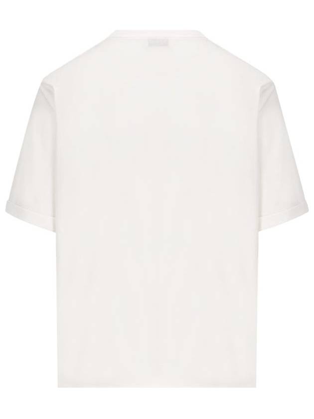 Luxury Saint Laurent Trending 2025 Rive Gauche Short Sleeve T-Shirt White