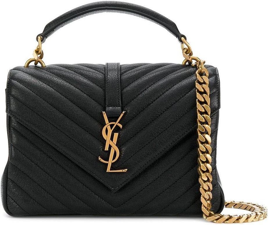 Luxury Saint Laurent Trending 2025 Women's College Medium Bag in Black | 600279BRM07