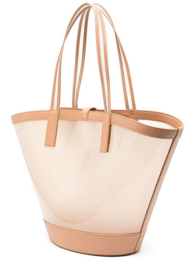 Luxury Saint Laurent Trending 2025 Panier Medium Tote Bag Oatmilk