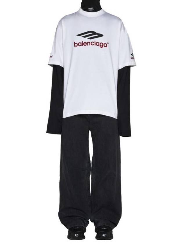 Luxury Balenciaga Trending 2025 Washed Skiwear Jeans Grey