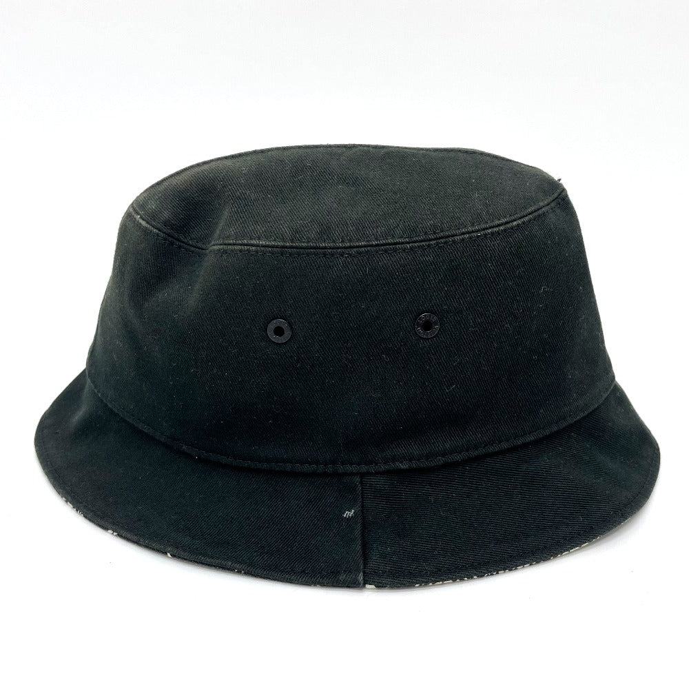 LOUIS VUITTON hat MP2947 cotton black Bonnet Distorted Damier mens 60