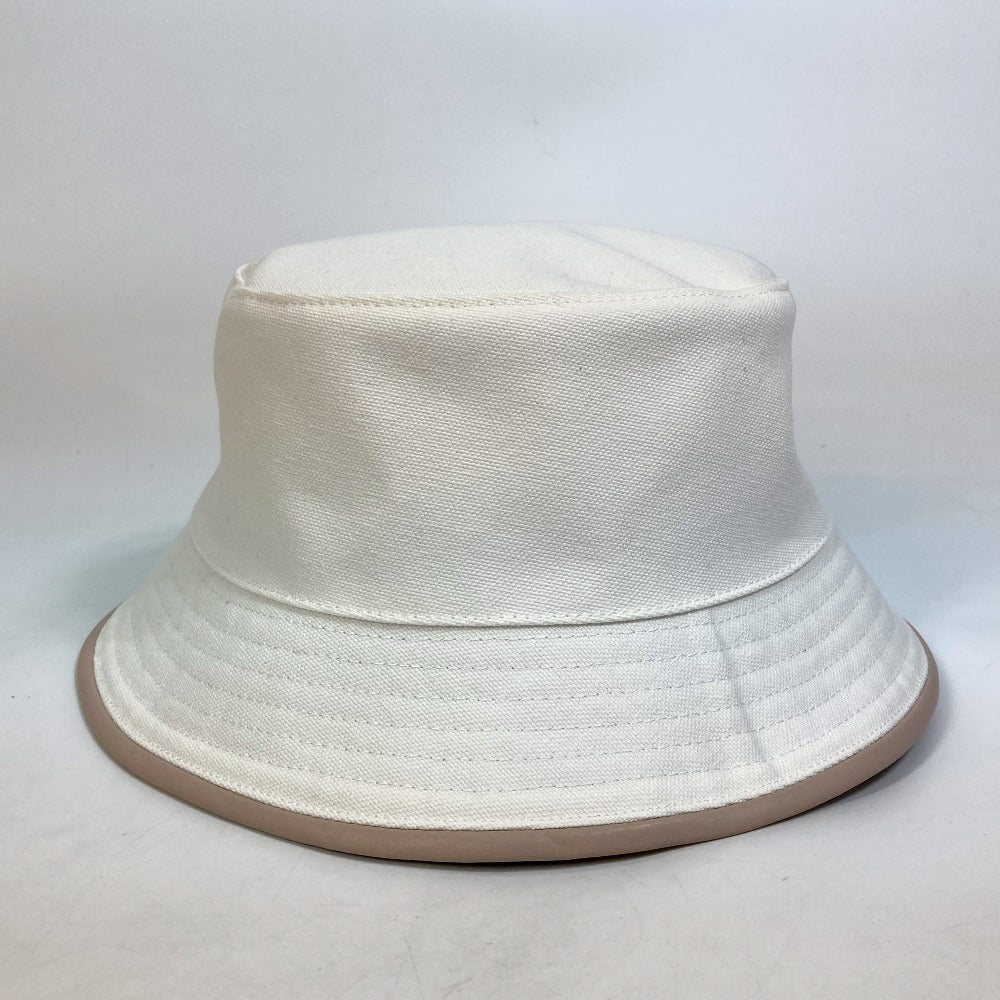LOUIS VUITTON hat M77575 cotton white Apparel Bob LV Buddy Bucket Women M