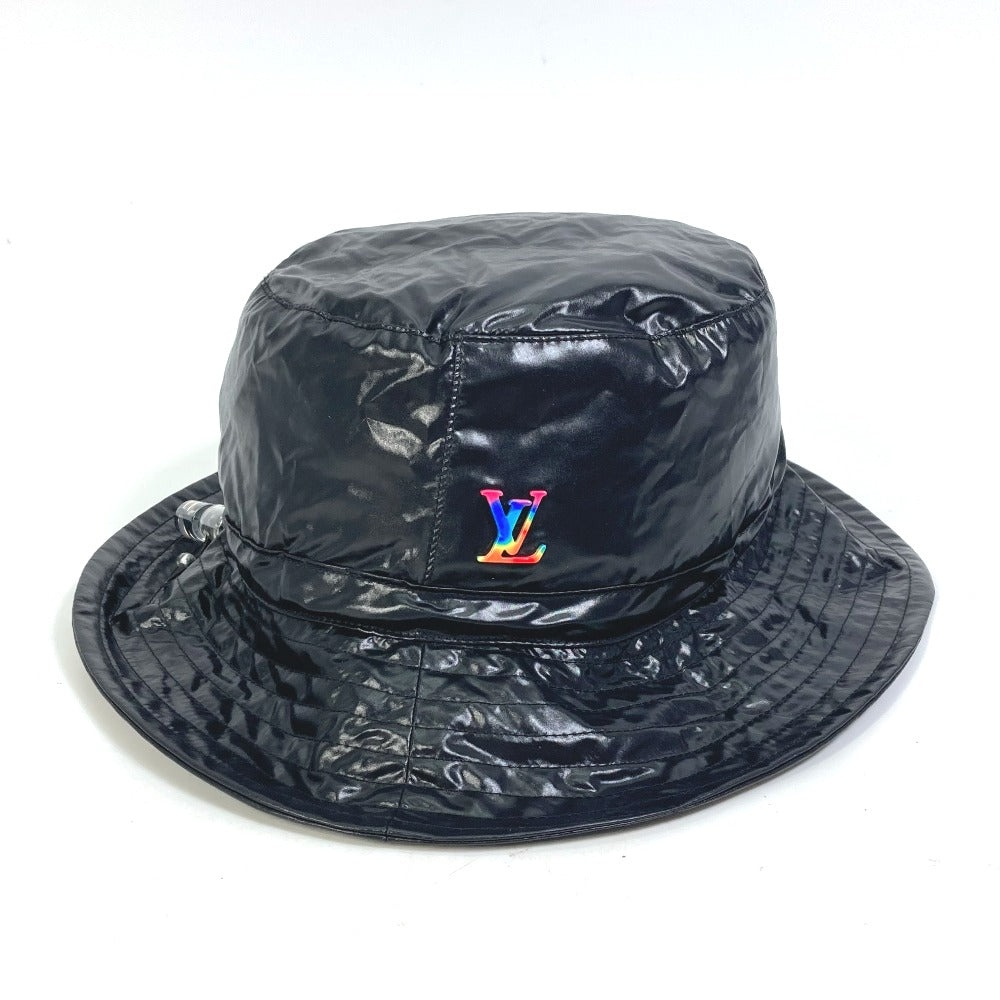 LOUIS VUITTON hat MP2877 Nylon black virgil abloh series Bone LV2054 Women TU