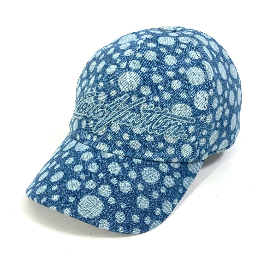 LOUIS VUITTON cap M7062M cotton blue Kusama Yayoi Collaboration LV x YK Cap Infinity Dot M