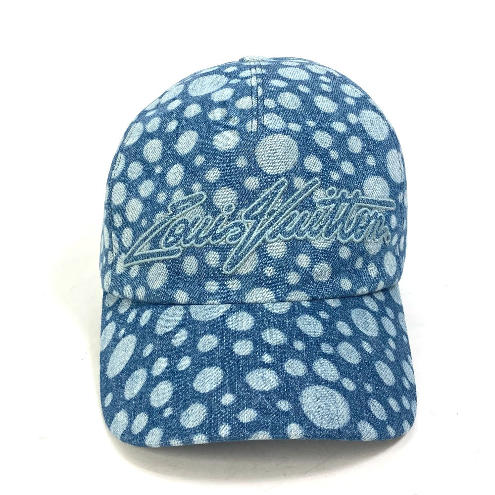 LOUIS VUITTON cap M7062M cotton blue Kusama Yayoi Collaboration LV x YK Cap Infinity Dot M