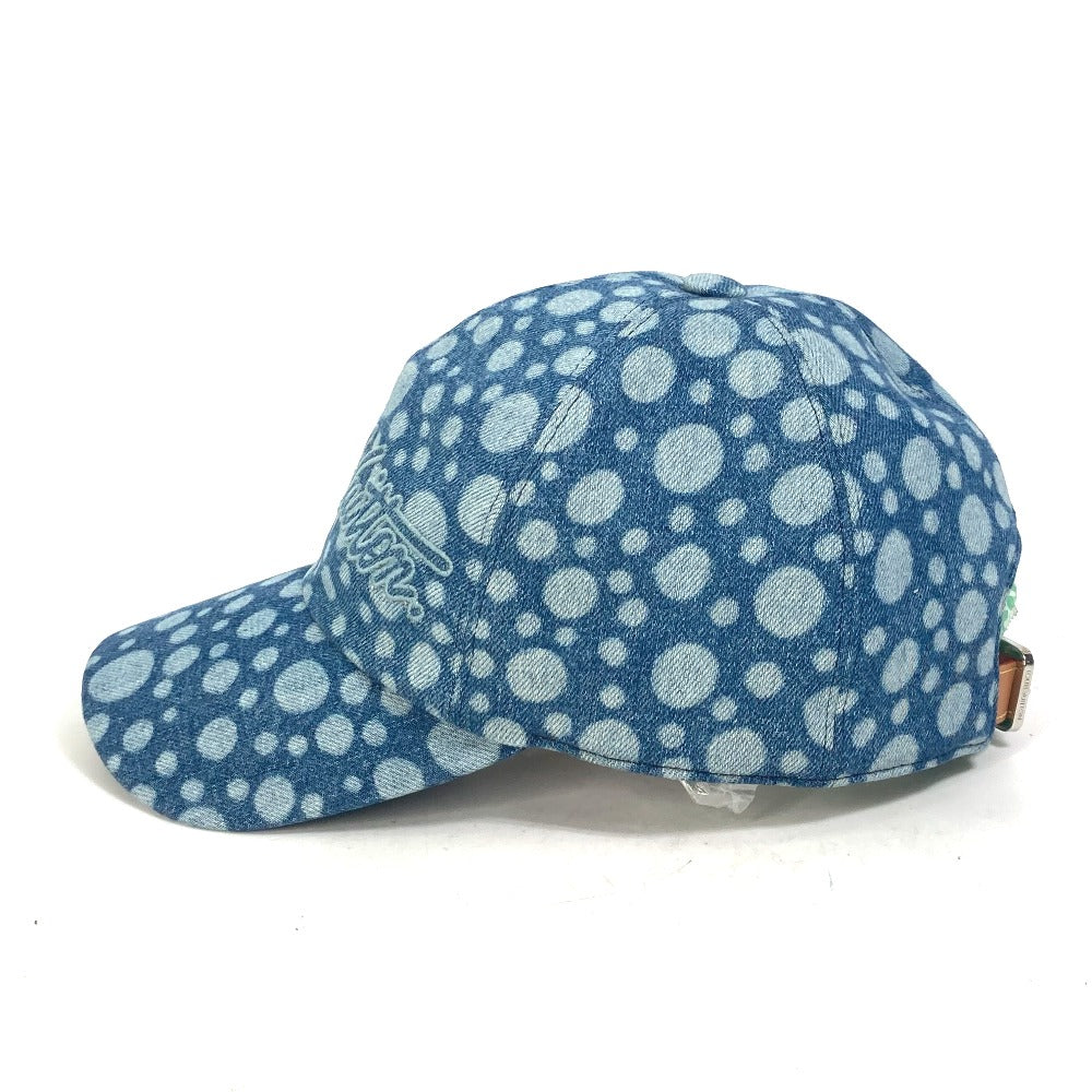 LOUIS VUITTON cap M7062M cotton blue Kusama Yayoi Collaboration LV x YK Cap Infinity Dot M