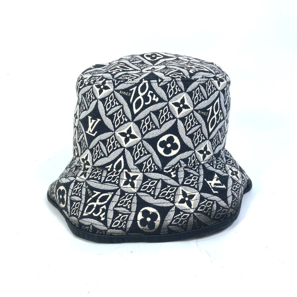 LOUIS VUITTON hat MP2828 cotton black Since1854 bob bucket hat Women S