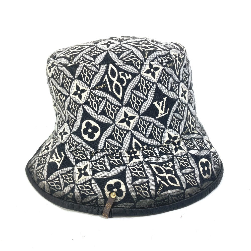 LOUIS VUITTON hat MP2828 cotton black Since1854 bob bucket hat Women S