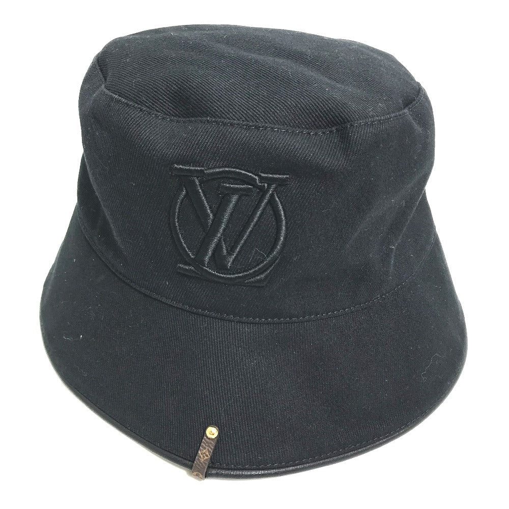 LOUIS VUITTON hat M7054M cotton black Bucket hat LV City Women