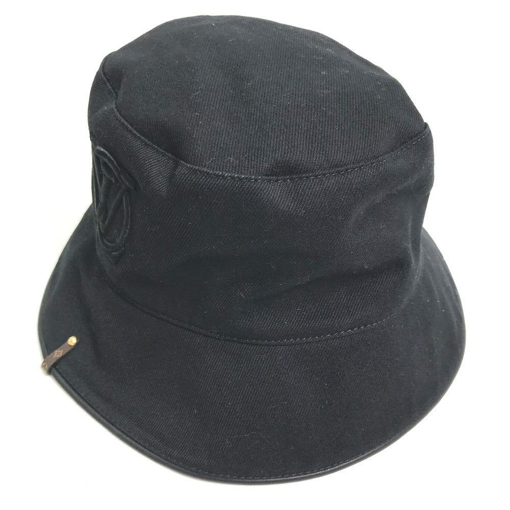 LOUIS VUITTON hat M7054M cotton black Bucket hat LV City Women