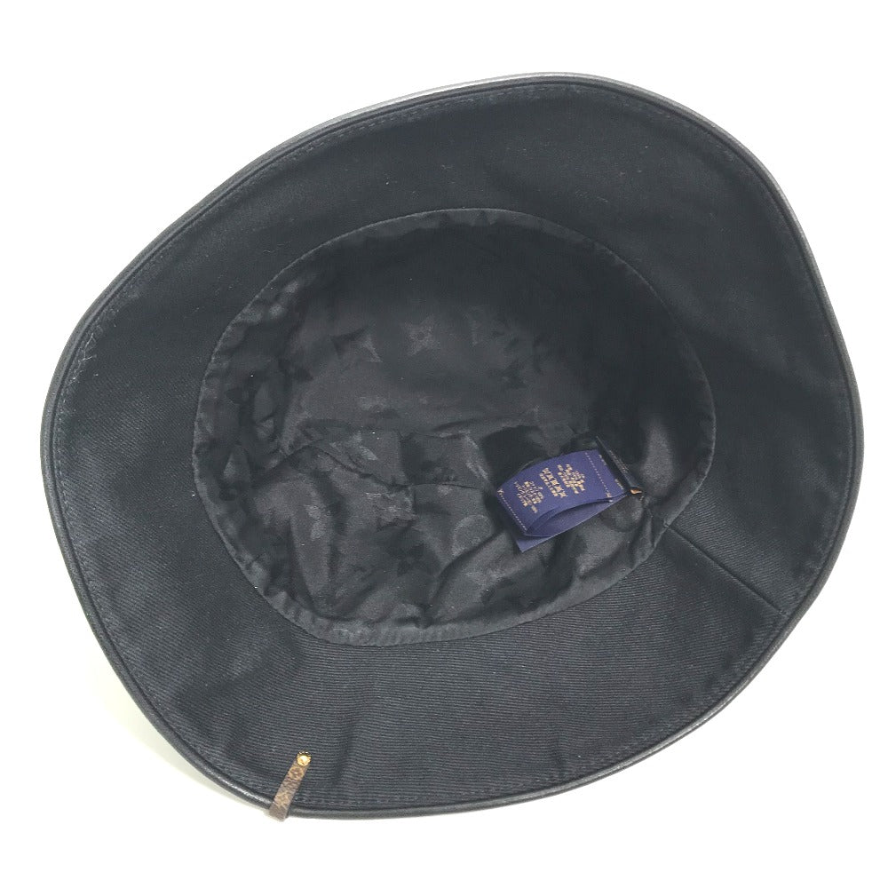 LOUIS VUITTON hat M7054M cotton black Bucket hat LV City Women