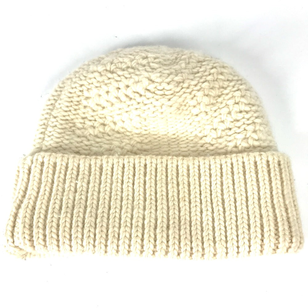 LOUIS VUITTON Knit hat Wool, Alpaca white Women