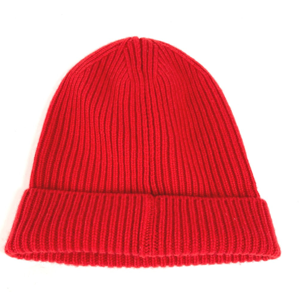 LOUIS VUITTON Knit hat MP3249 cashmere Red LV logo Bonnet LV Ahead logo mens