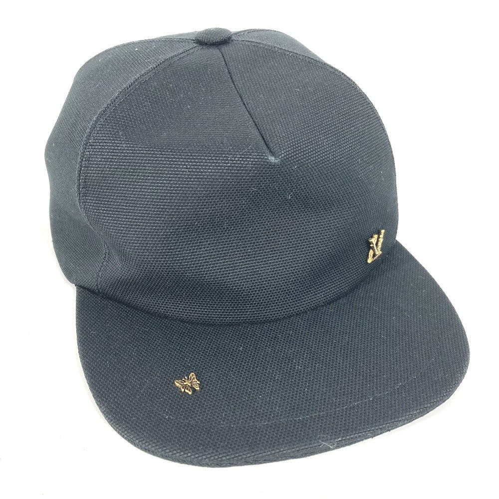 LOUIS VUITTON cap MP2481 cotton black Casquette LV Twig