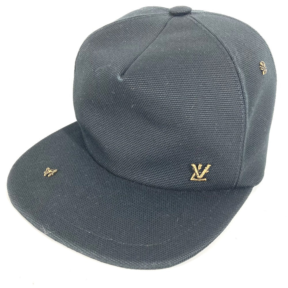 LOUIS VUITTON cap MP2481 cotton black Casquette LV Twig