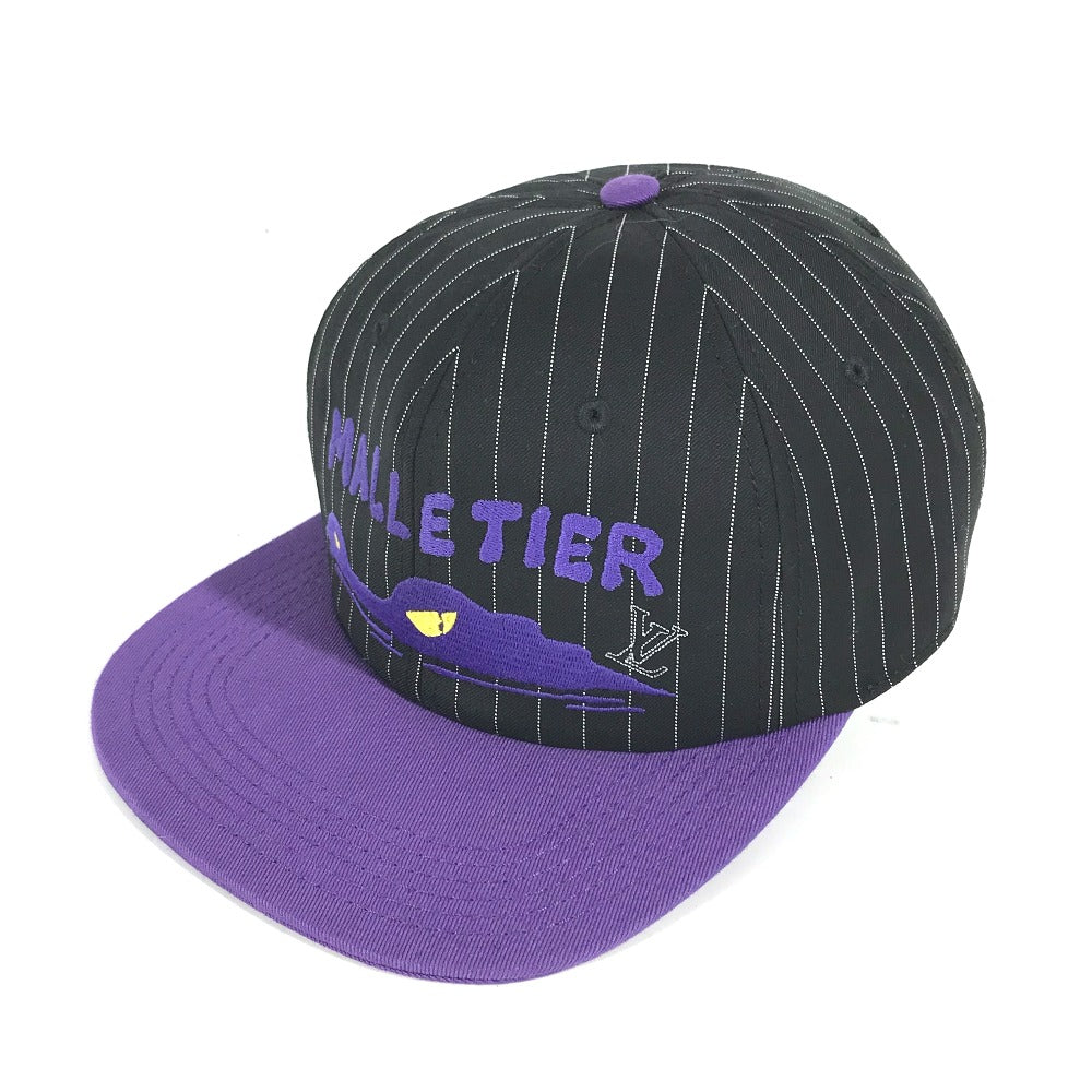 LOUIS VUITTON cap MP3407 Cotton, Wool purple Crocodile Newsboy Cap