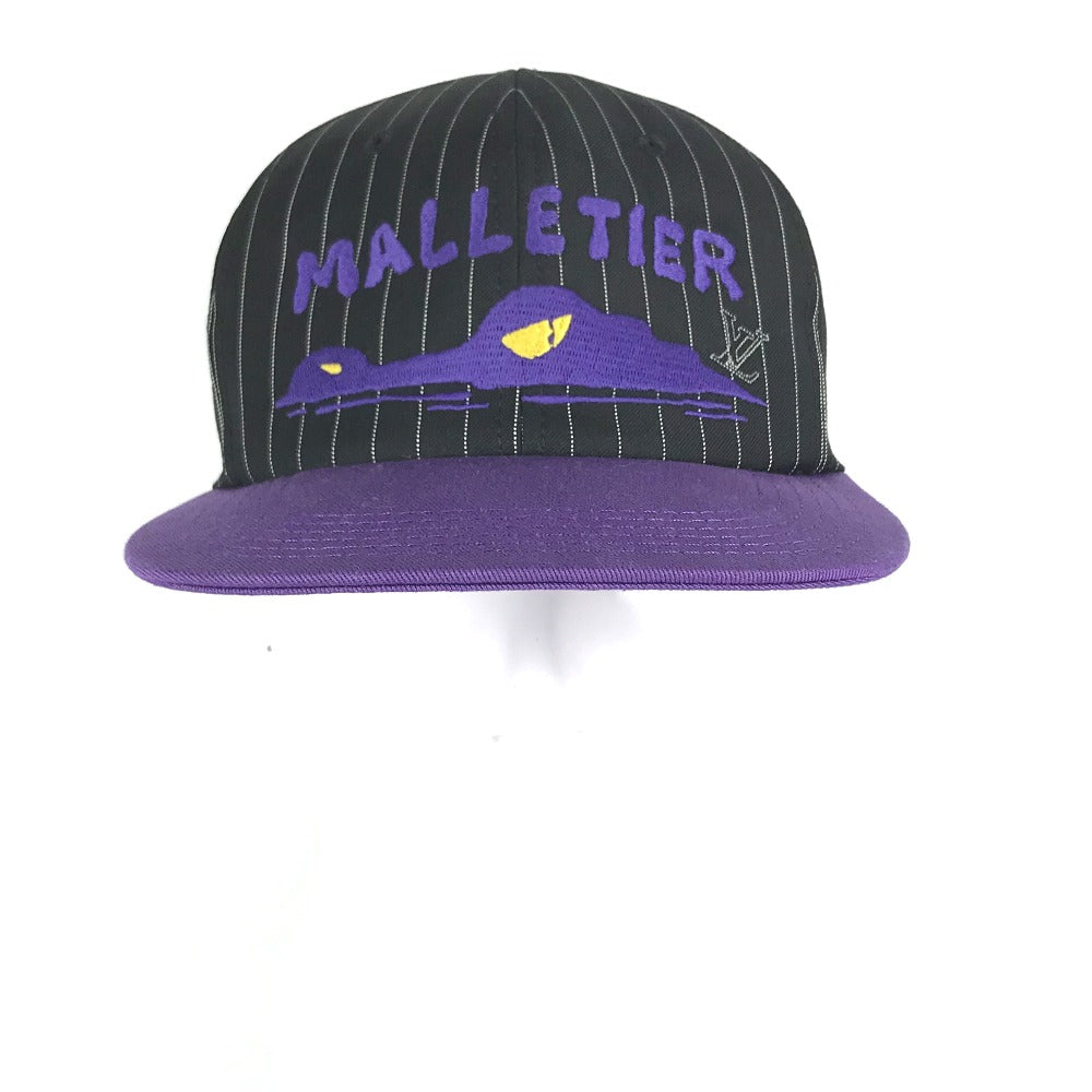 LOUIS VUITTON cap MP3407 Cotton, Wool purple Crocodile Newsboy Cap