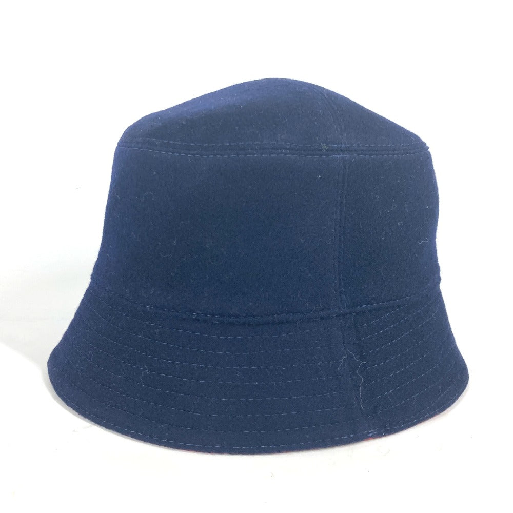 LOUIS VUITTON hat M7011M wool Navy chapeau monogram record mens M
