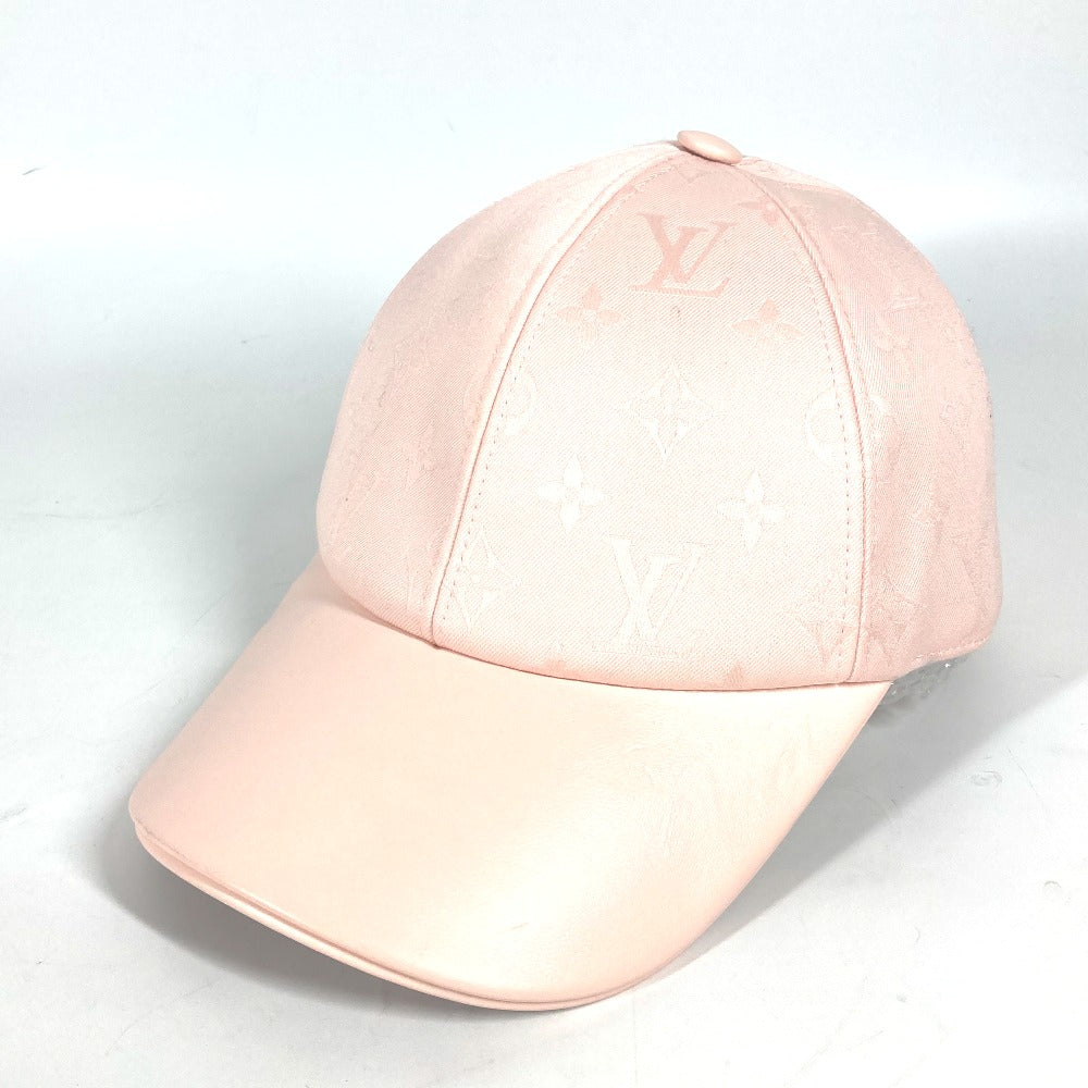 LOUIS VUITTON cap M7089L cotton pink Monogram Cap/LV First L