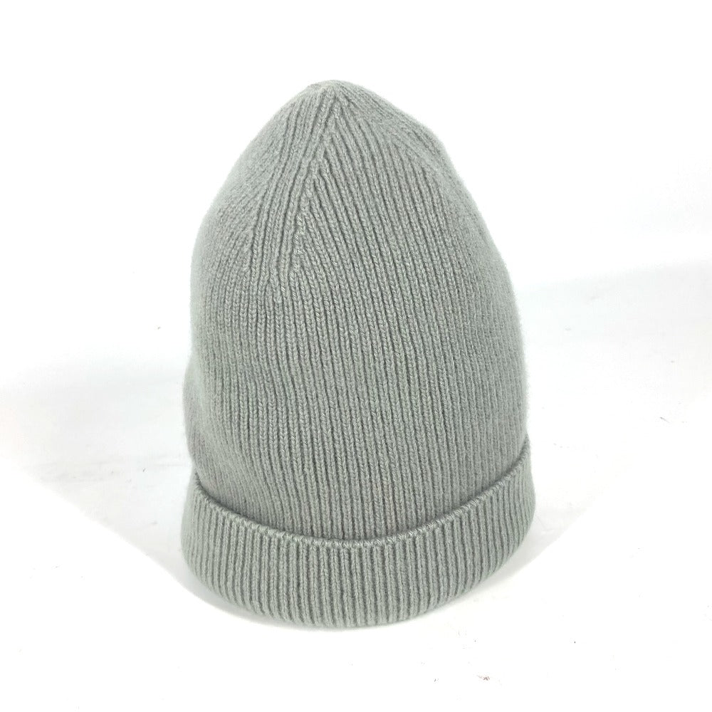 LOUIS VUITTON Knit hat cashmere Green type logo mens