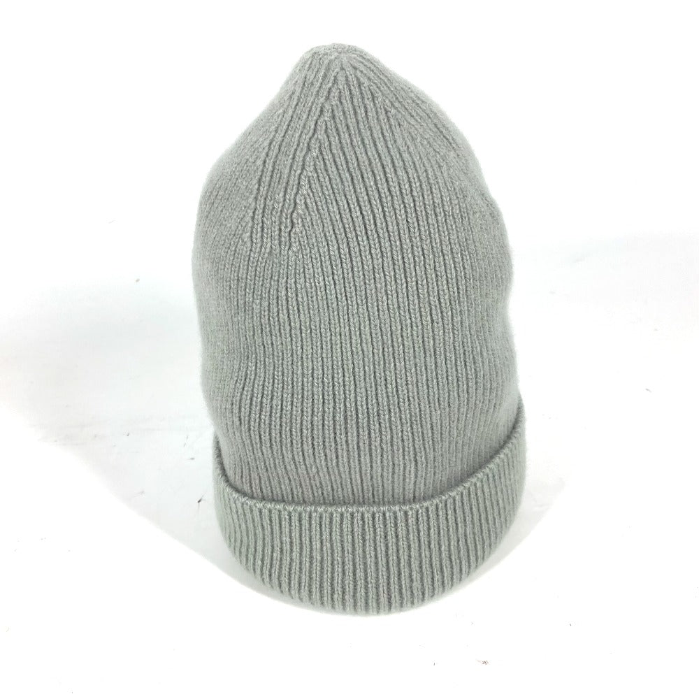 LOUIS VUITTON Knit hat cashmere Green type logo mens